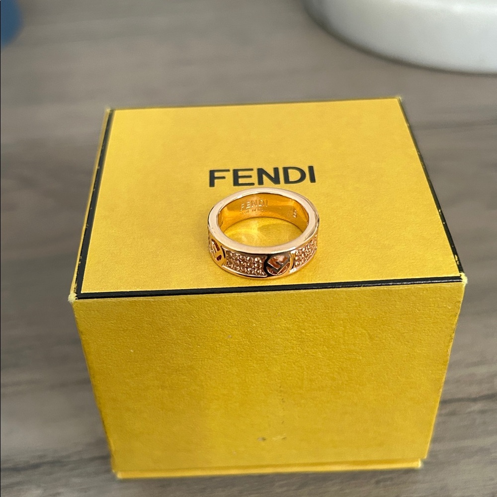 Rose Gold F is Fendi Ring
